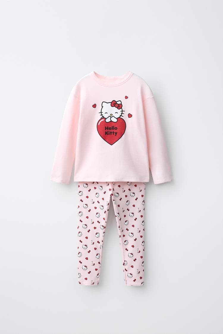 Хлопковые брюки Hello Kitty с эластичным поясом