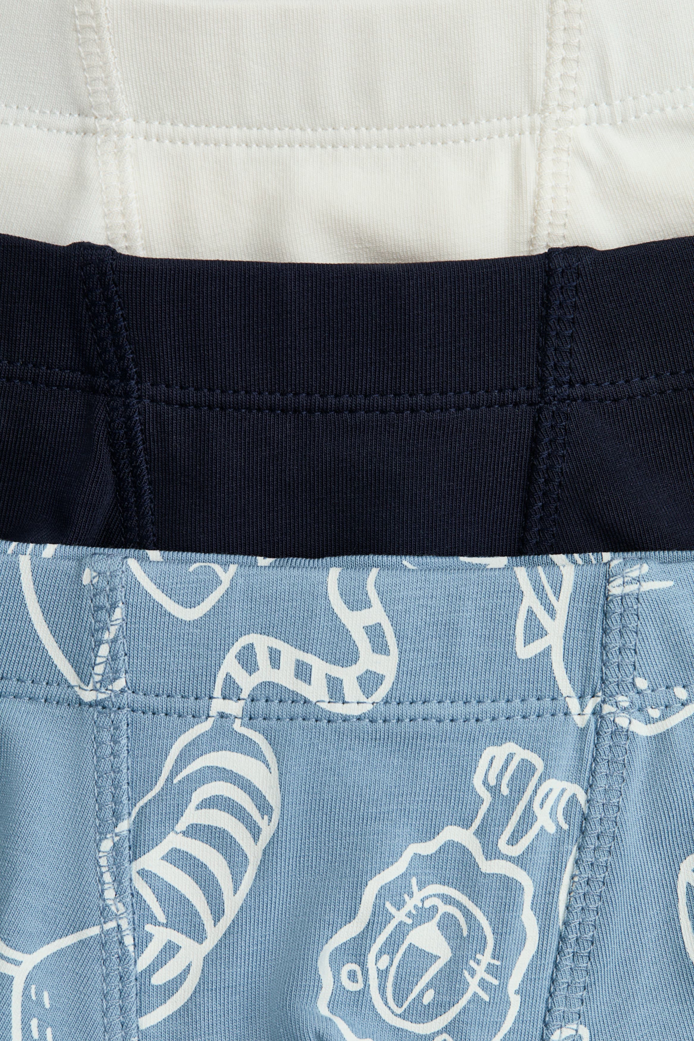 Хлопковые трусы в полоску: детали изделия