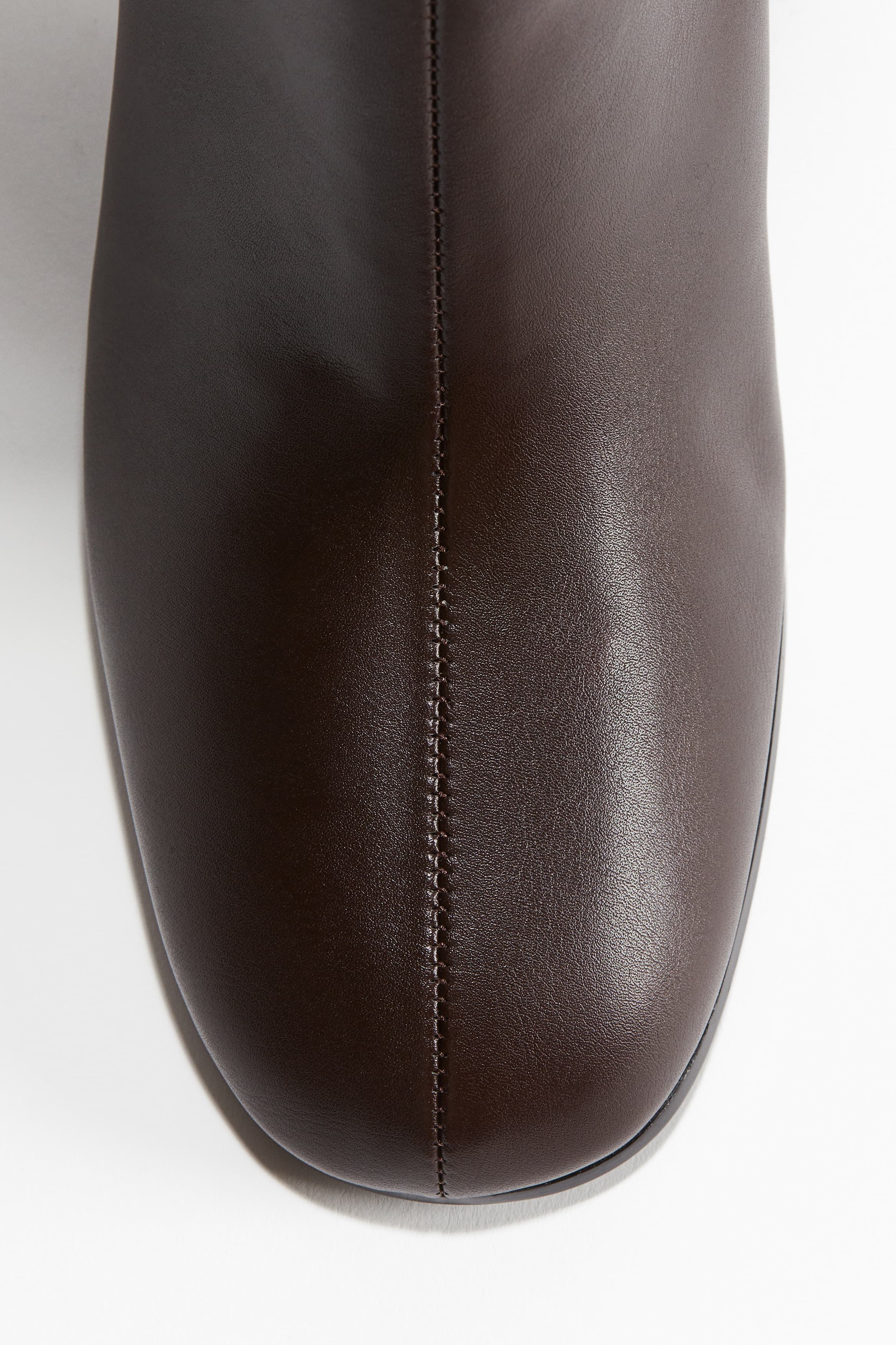 Ботинки с круглым мысом: детали изделия