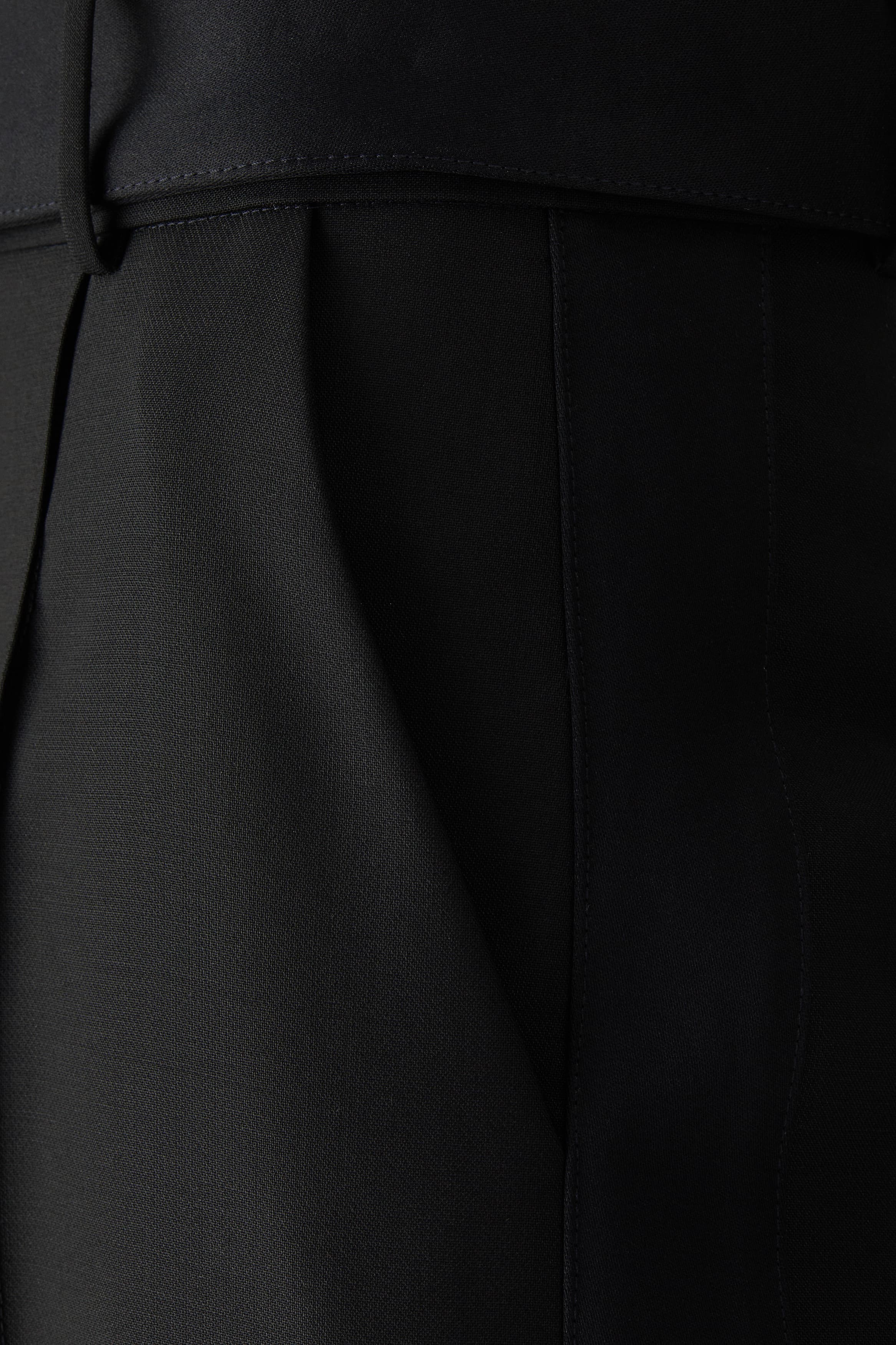 Брюки из сатина со средней посадкой: детали изделия